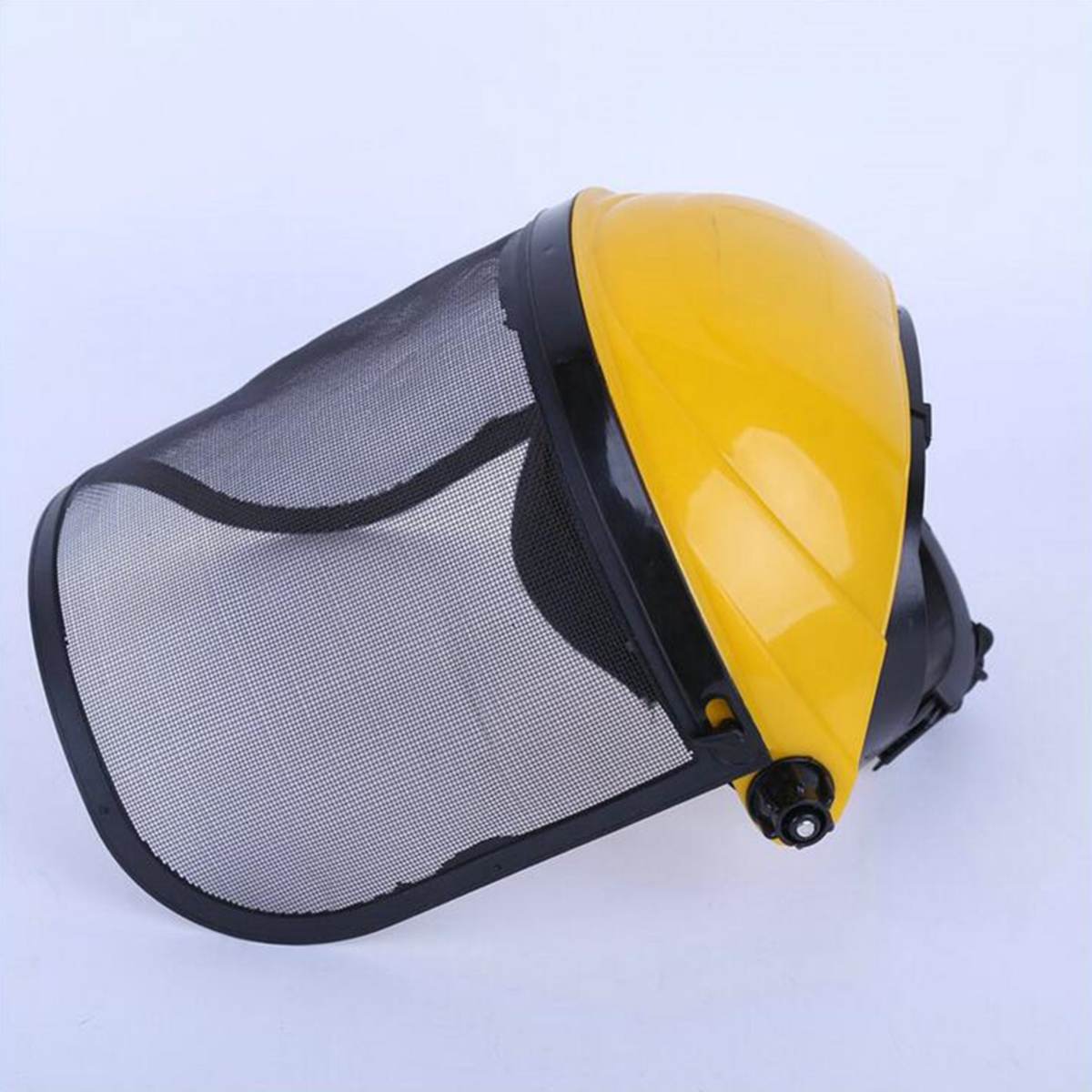 Casco de seguridad con visera de malla para desbrozadora de registro, máscara de protección forestal para cortacésped, tapa protectora forestal