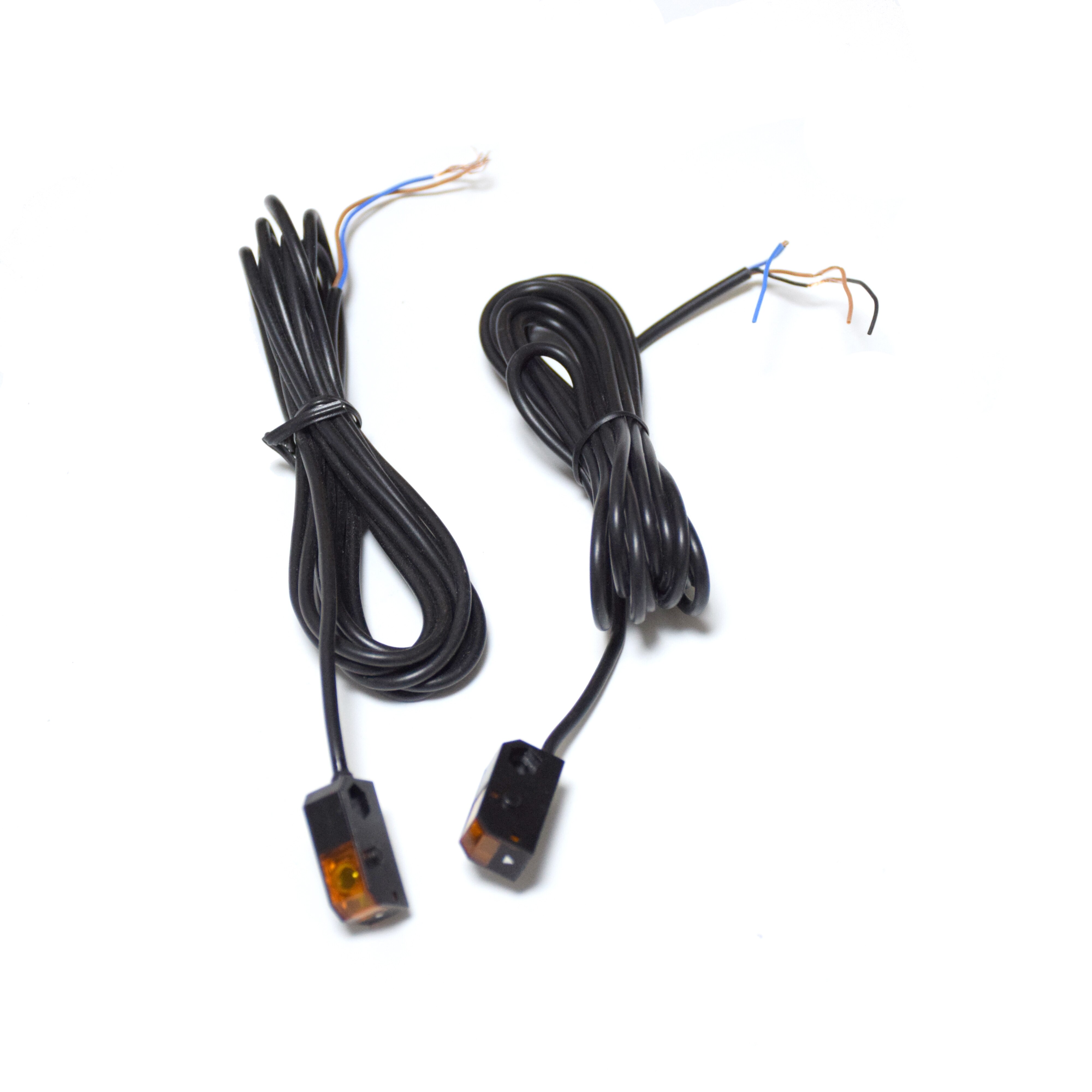 Détecteur de faisceau infrarouge photoélectrique, alarme, interrupteur photoélectrique, distance de détection à 2 mètres, NPN normal ouvert, pas de sortie