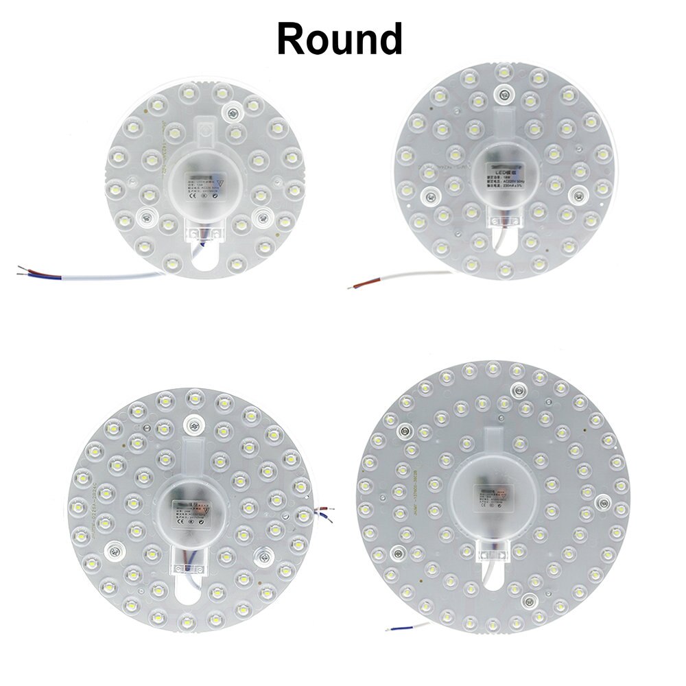 Led-paneel Downlight AC220V 12W 18W 24W 36W 2835 SMD Hoge Helderheid LED Module Lichtbron voor Plafond Lampen Binnenverlichting: Round / 12W