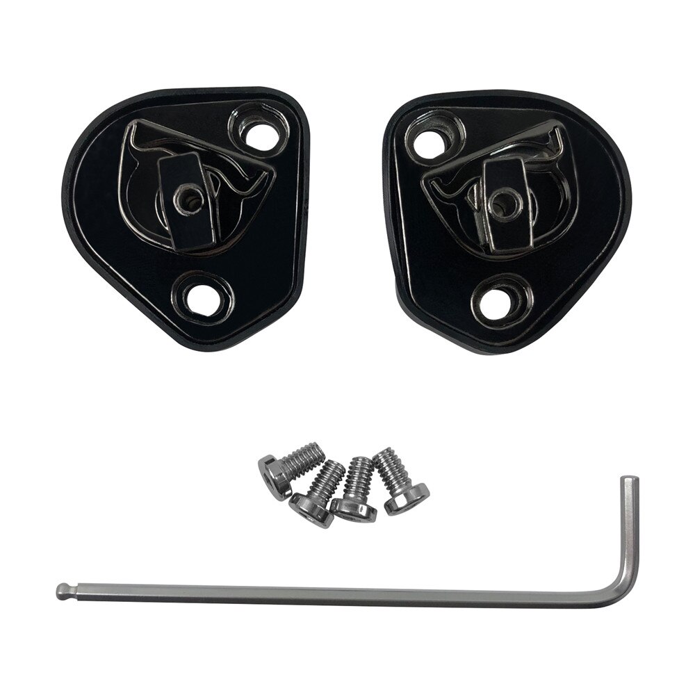 Accesorios para casco de motocicleta, un par de placa Base de Kit pivotante con cuatro tornillos para AGV Pista GP R GP RR, accesorios para casco: Caqui