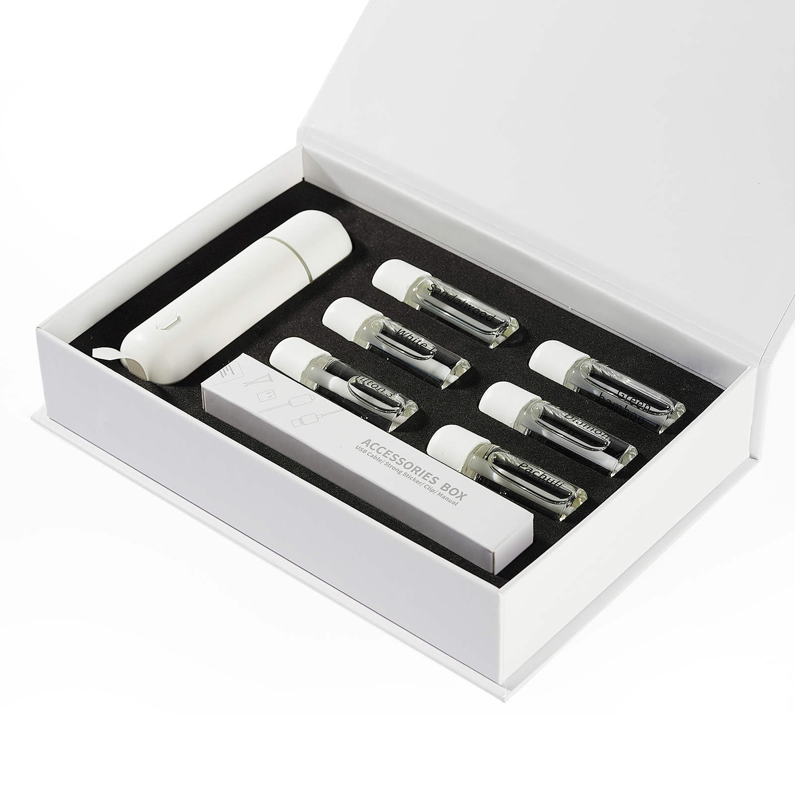 HIINST Car Aroma Diffuser Mini USB Rechargeable Scent Machine Fragrance Oil Car Air Freshener Essential Oil Diffuser Vent Clip