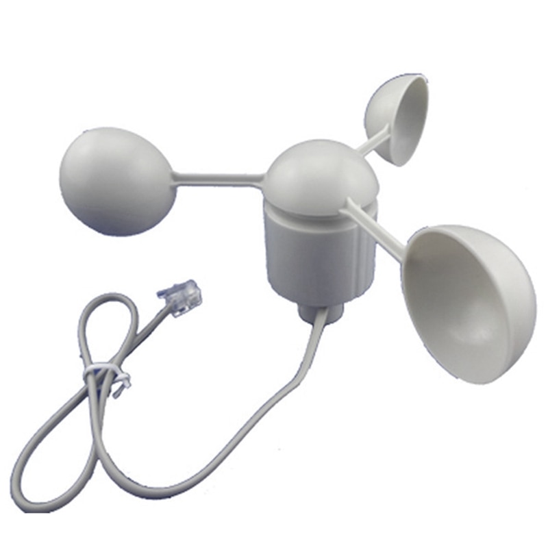 Anemómetro de YO-WH-SP-WS01 instrumento de medición de velocidad del viento Sensor de velocidad del viento accesorios de instrumento meteorológico para Misol A