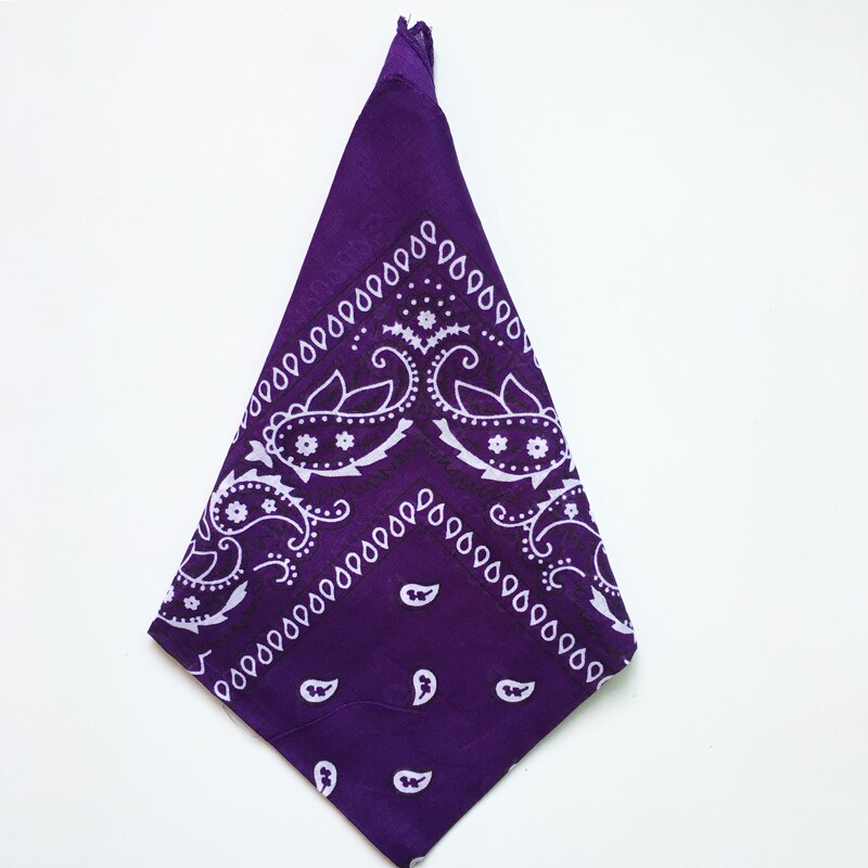 Unisex Katoen Bandana Sjaal Vierkante Bandana 55Cm * 55Cm Hoofddeksels Hip Hop Rock Meisjes Hoofddoek Hoofdbanden Haar accessoires: 7