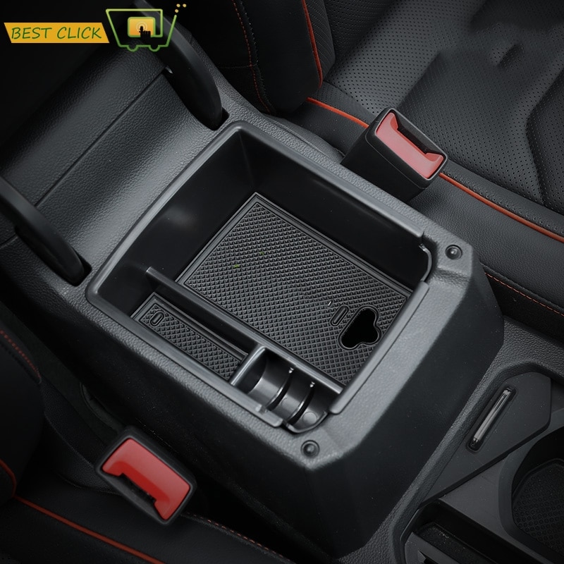 Armrest Storage Box For VW Tiguan 2 Mk2 Center Console Bin Glove Tray Holder Case Car Organizer