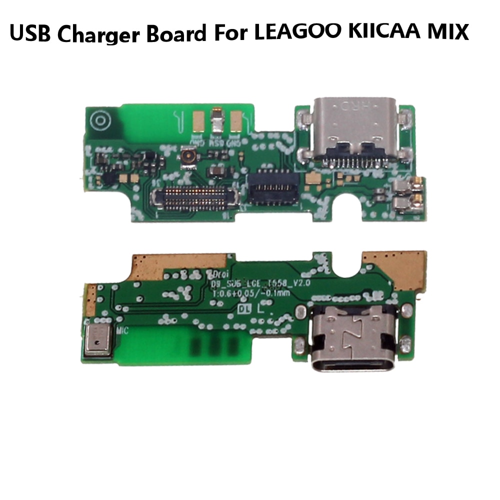 Goede Voor Leagoo Kiicaa Mix Usb Plug Charge Board Reparatie Onderdelen Charger Board Voor Leagoo Kiicaa Mix