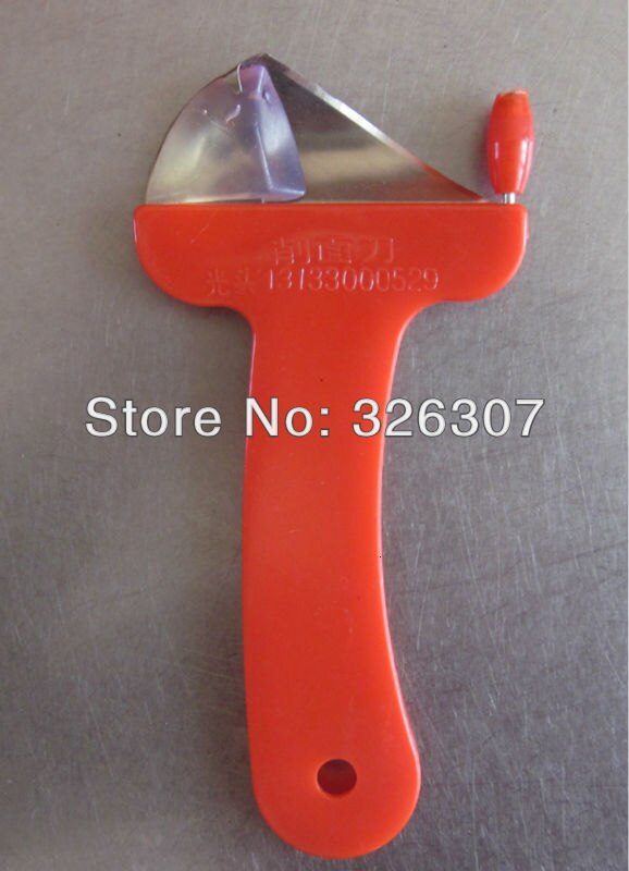 Shanxi skåret nudler dedikeret enægget kniv et rødt håndtag rustfrit stål klinge skåret kniv rulle overflade køkkenværktøj