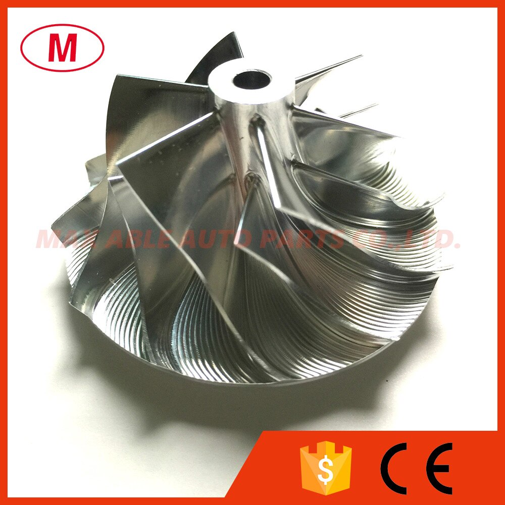 GT1249 34.66/49.00mm 6+6 blades High Performance Turbo Billet Compressor wheel/Aluminum 2618/Milling compressor wheel