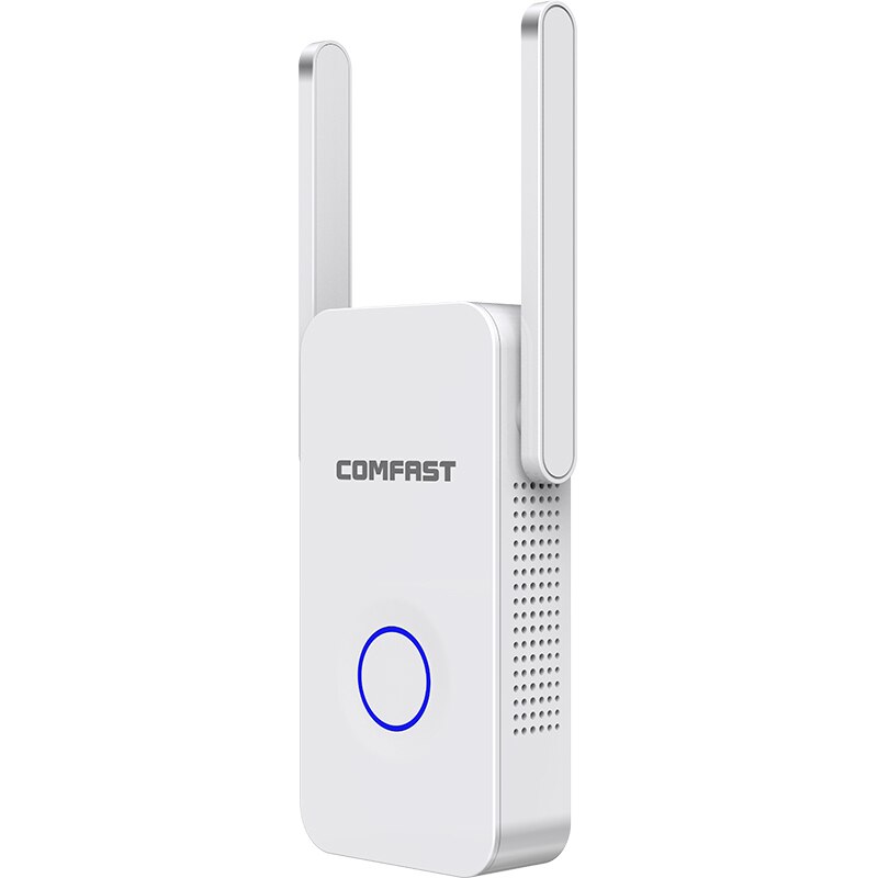 Extensor de wi-fi sem fio banda dupla, extensor de alcance 300mbps wifi repetidor de sinal de internet, roteador sem fio 5gh