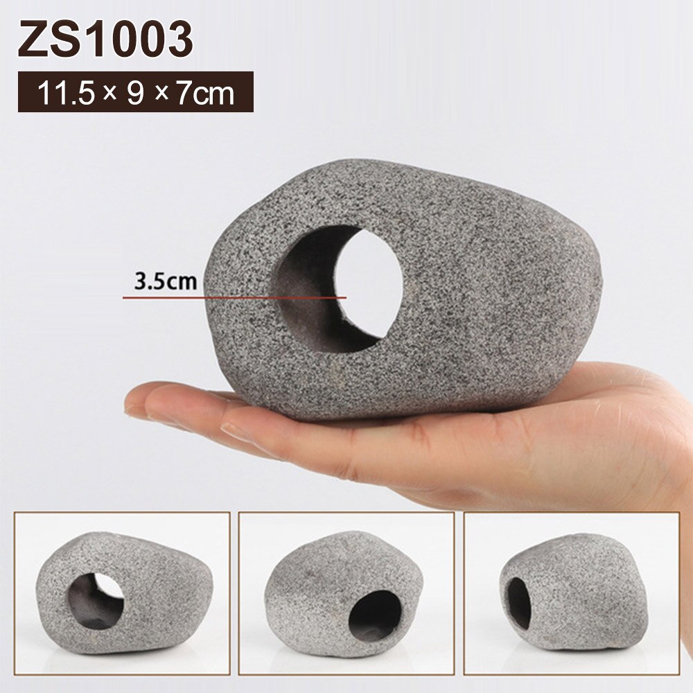 Aquarium keramische grot aquarium decoratie cichliden stenen rots grot aquarium aquarium keramische grot ornament aquarium accessoires: 3