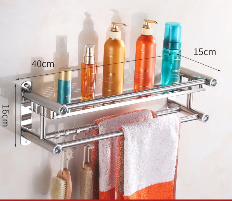 Handdoekenrek Wc Rek Roestvrij Staal Badkamer Handdoekenrek Wc Badkamer Planken Decor Lade Wandplank Opknoping: A