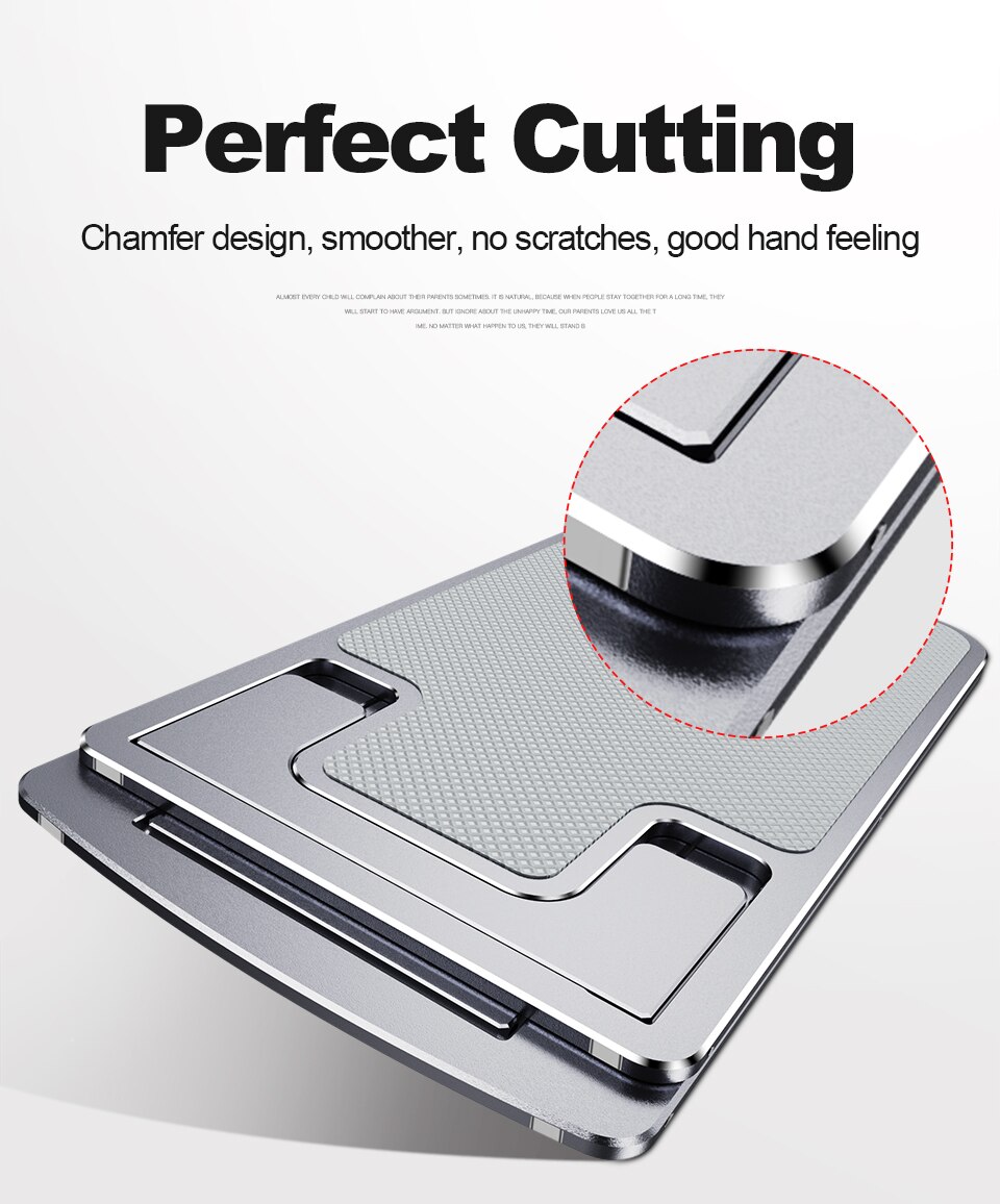 Soporte de escritorio Universal ajustable de Metal para teléfono, soporte delgado para IPhone 12 ProMax, Xiaomi, tableta