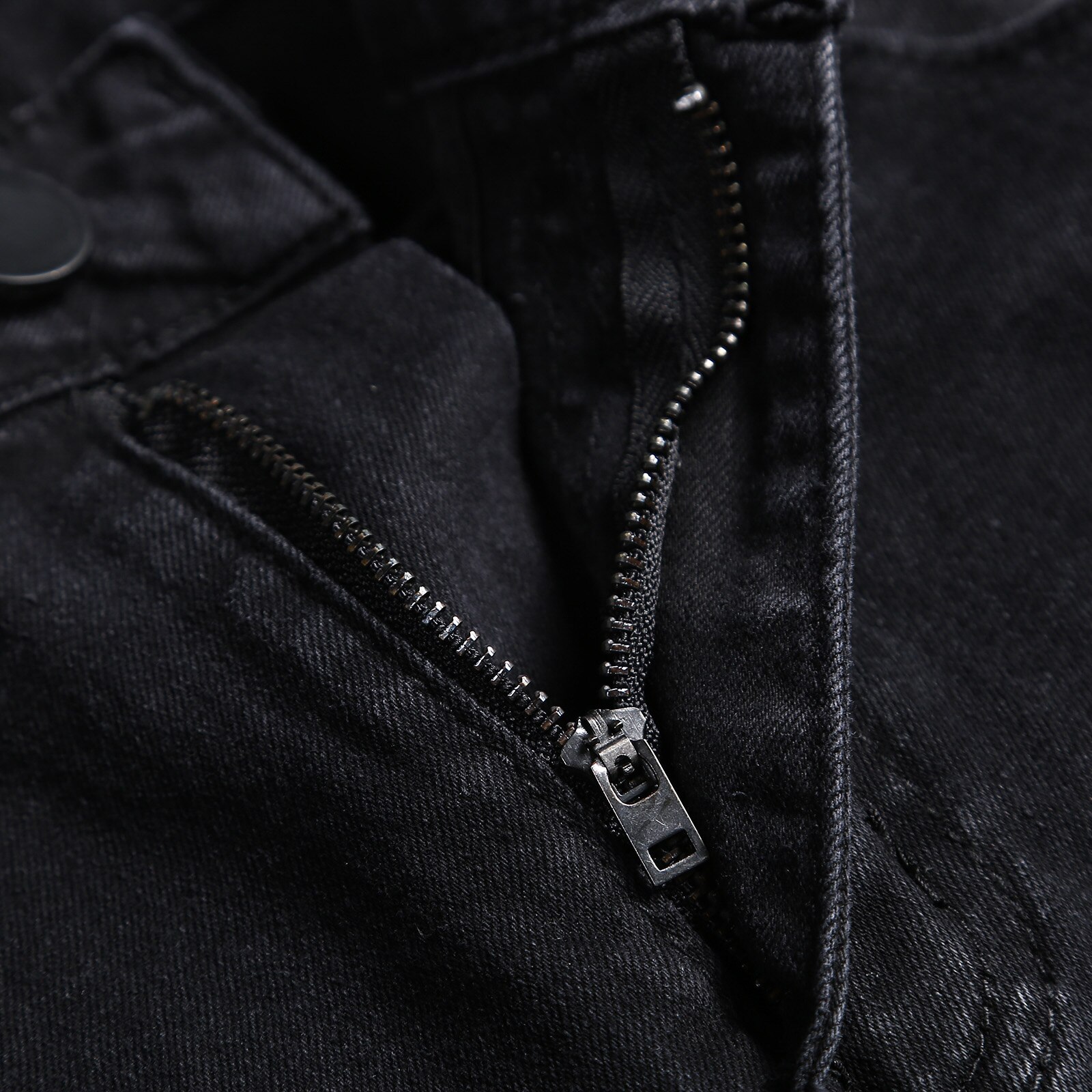 Pantalones largos de tubo rasgados para hombre, Jeans ajustados con agujeros de primavera, pantalones vaqueros ajustados para hombre, de Hip-hop, ropa