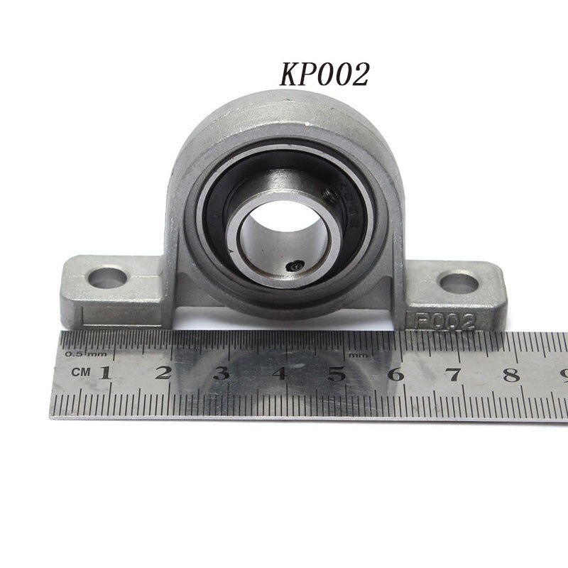 2 stk./parti  kp08 kp000 kp001 kp002 kp003 kp004 kp005 kp006 kuglelejer med kuglelejer i zinklegering med diameter på pudeblokmonteret støtte: Kp002