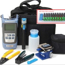 12 teile/paket FTTH Tool Kit mit FC-6S fiber optic cleaver Power Meter