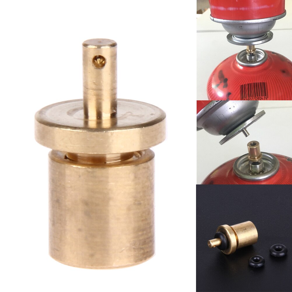 Gas Refill Adapter for Outdoor Camping Stove Gas Cylinder Adapter Tank Gas Accessories Hiking Inflate Butane Canister