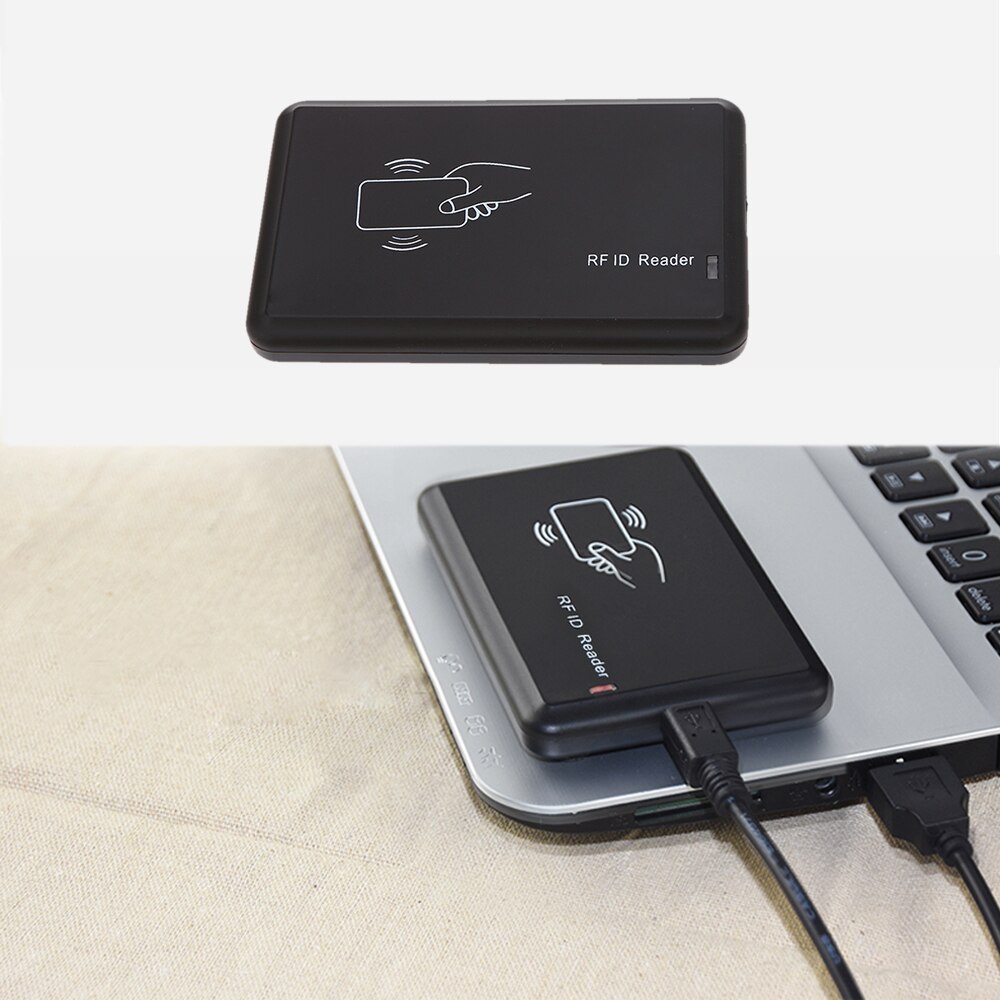 Contactless 14443A IC Card Reader with USB Interface 5pcs Cards + 5pcs Key Fob 13.56MHZ RFID