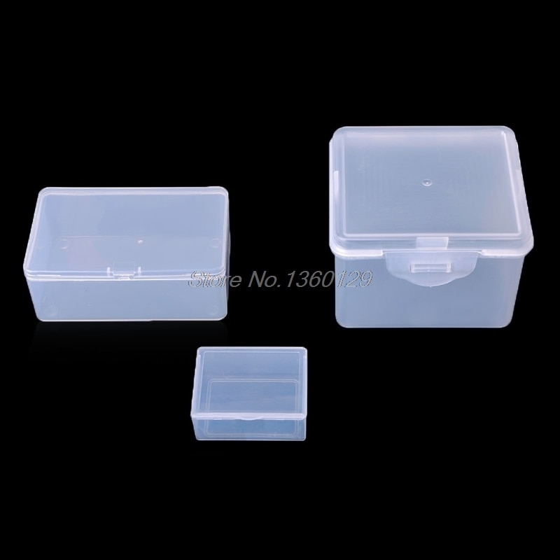 Ronde Clear Plastic Containers Kralen Ambachten Sieraden Display Opbergdozen Case Nov18 &
