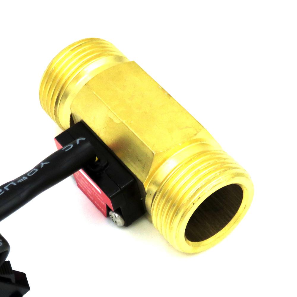 YF-B6 iSentrol capteur de débit à effet Hall eau 2-45L/min BSP G3/4 "extrémité filetée connexion rapide 3% erreur Turbine débitmètre