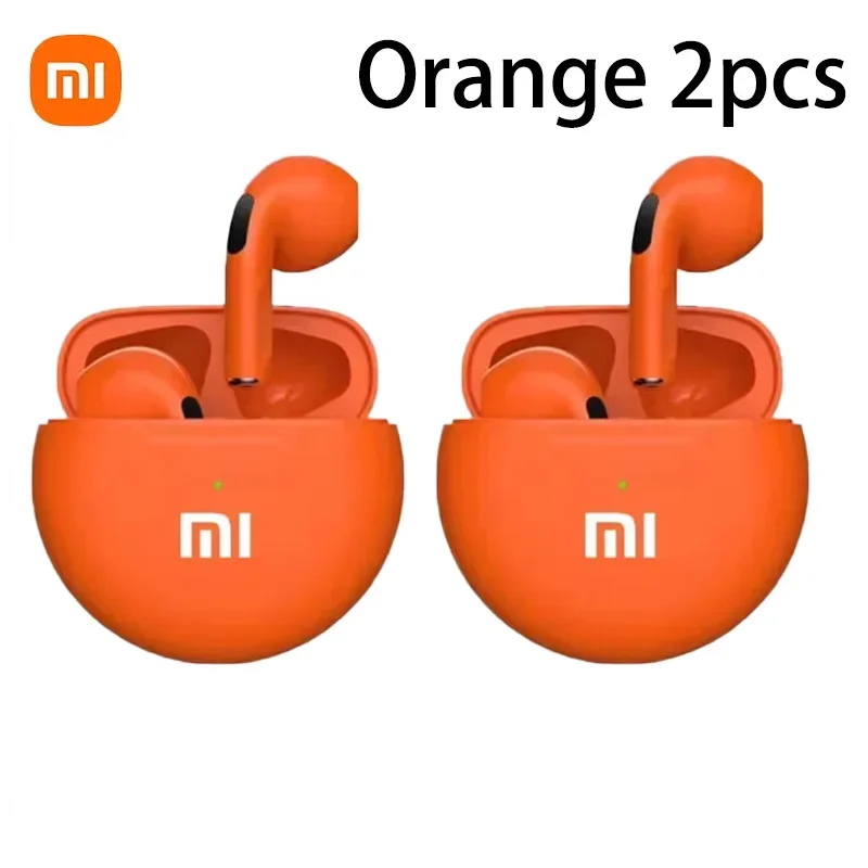 Xiaomi Pro6 Koptelefoon Bluetooth 5.2 TWS 9D Hoofdtelefoon HIFI Gaming Stereo Oproep Oortelefoon Voor iPhone Android Smartphones Oordopjes: Marineblauw