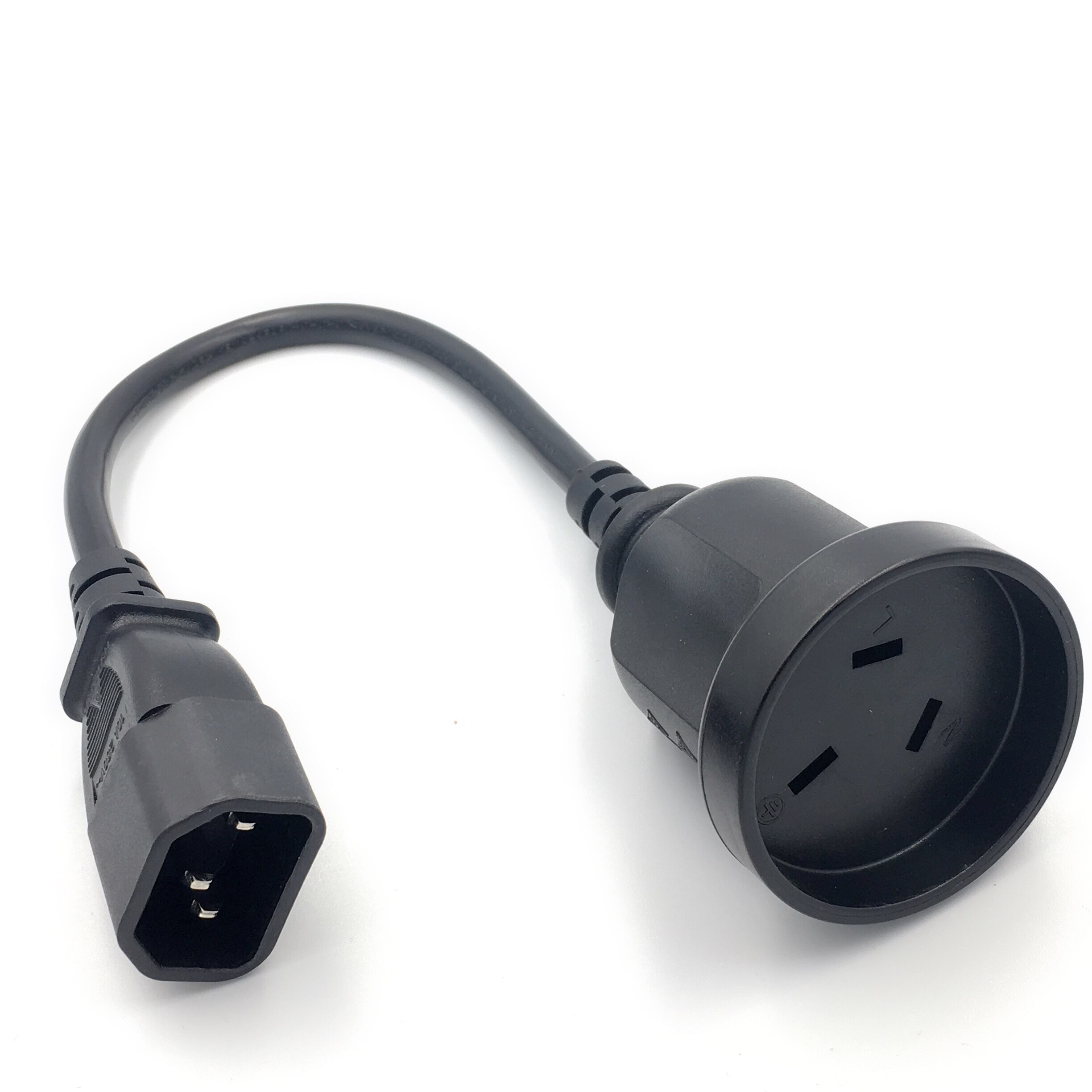 Euro Outlet Socket Netsnoer, IEC 320 C14 Mannelijke naar Schuko CEE7/16 2Pin Vrouwelijke Socket Power Kabel Voor UPS PDU, HET apparatuur