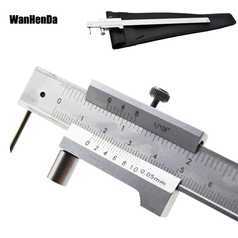 200/300mm Stainless steel Parallel marking vernier caliper Scribing caliper marking gauge Carbide scriber Marking Gauge tool