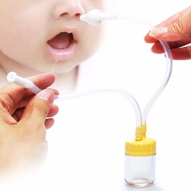 Aspirador nasal de silicona para la nariz del bebé, limpiador de la nariz para la seguridad del bebé, cuidado del bebé para los recién nacidos, Aspirador de seguridad Nasa