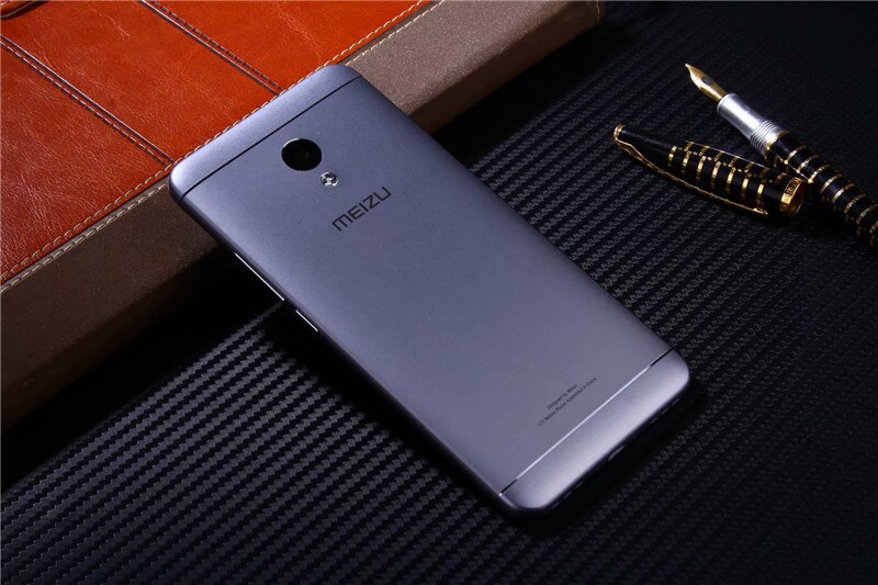 M5S 100% Original Rear Housing Cover For Meizu M5S Mini Metal Back Door Repair Battery Case + Buttons Camera Glass: Gray