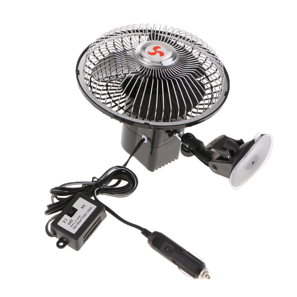 6&#39;&#39; 12V 8W Car Vehicle Truck Cooling System Electric Fan W/ Lighter On/off Switch
