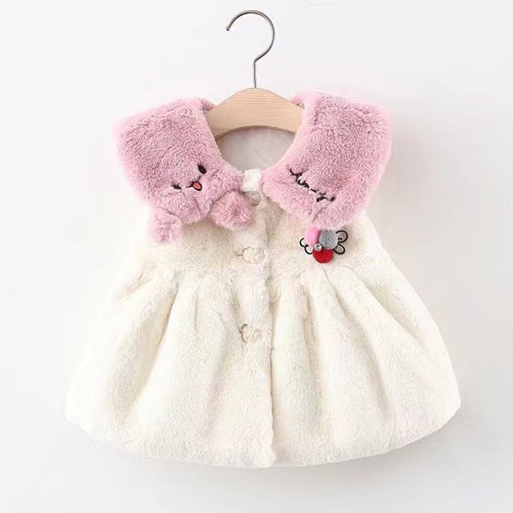 Catimini Girl Faux Fur Vest (Size 2, 8) main image 1