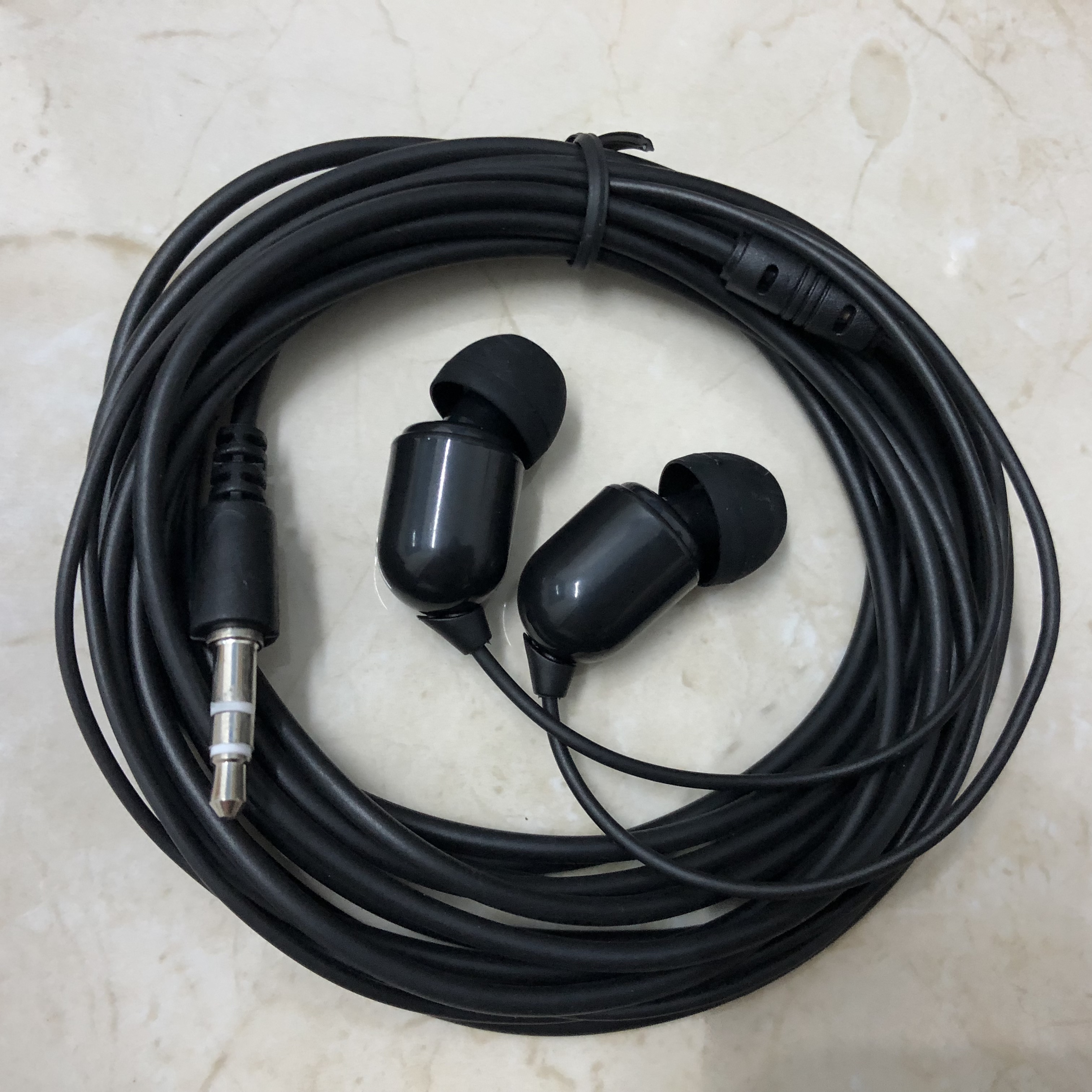 3 M Lange Lijn Bedrade Oortelefoons 3 Meter Computer Geluidskaart Headset Jack 3.5Mm Koptelefoon 5 Generatie Oordopjes Tv Pc Headsets