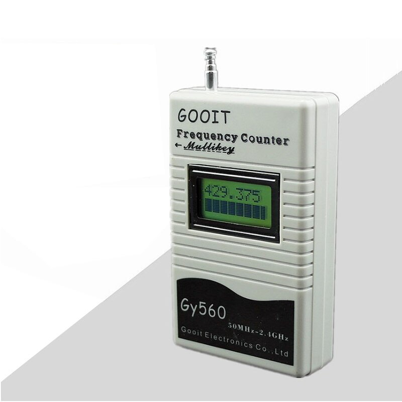 GY560 Contatore di Frequenza mini Maniglia metro per Due modo Radio ricetrasmettitore GSM 50 MHz-2.4 GHz Schermo LCD