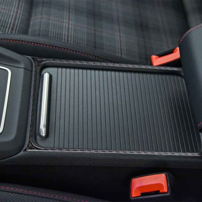 Center Console Cup Holder Decorative Frame Trim For Volkswagen VW Golf 8 MK8 Car Interior Accessories