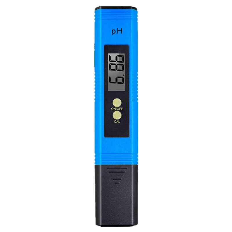 Digital ph-tester surhedsgrad ph-måler vand lcd-display vandmål 0.01ph automatisk kalibrering 50% slukket: Blå
