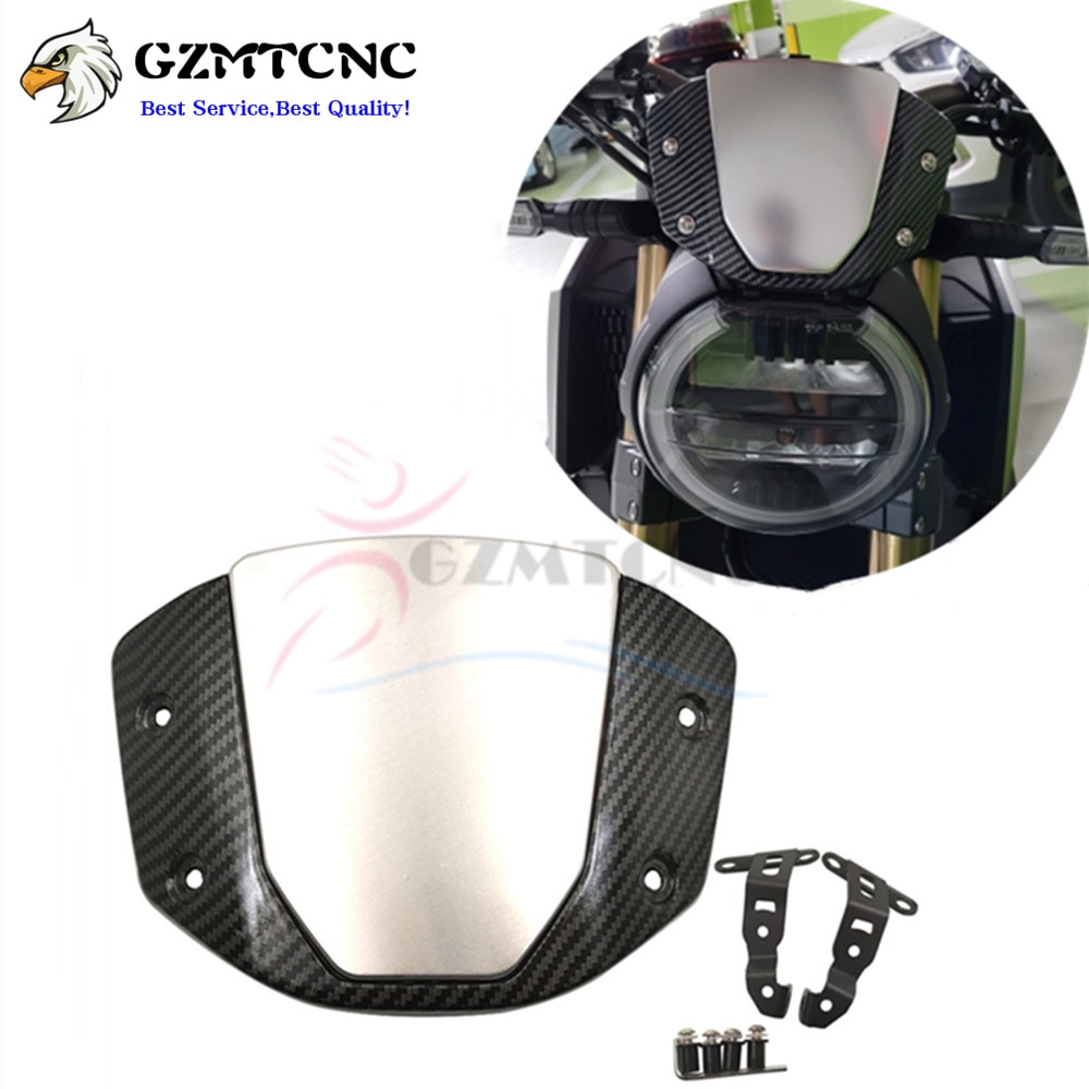 Carbon Faser CB 650R 1000R Windschutzscheibe Windschutz für Handa CB650R CB650 CB1000R Wind Touring Bildschirm Schild