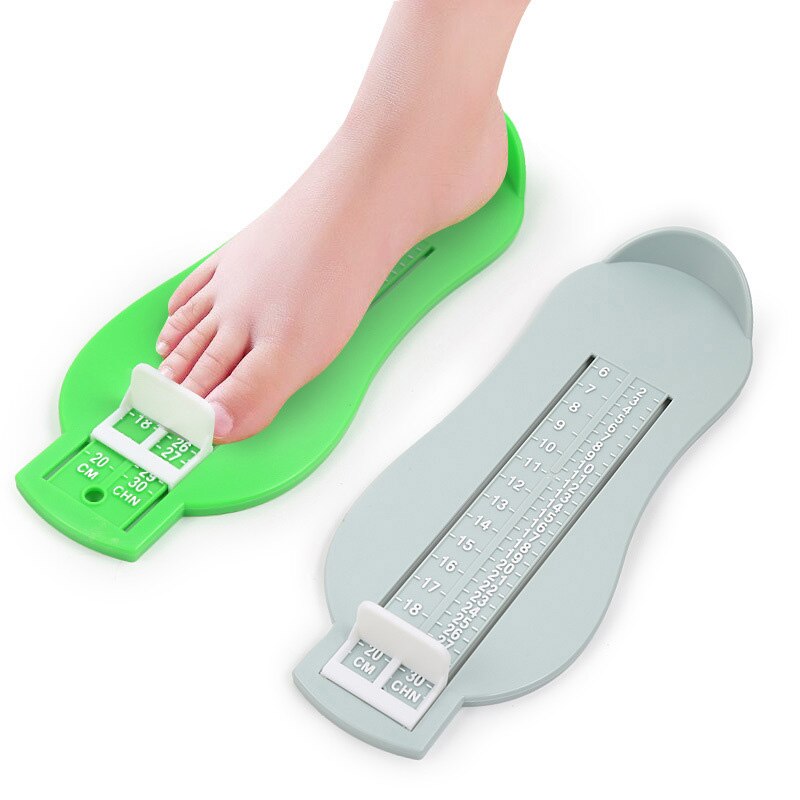 Medidor de medida del pie para niños, regla de medida del tamaño de los zapatos, herramienta, dispositivo de medición de la longitud de los zapatos de bebé, accesorios