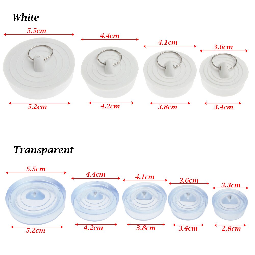 Tapón de bañera duradero a prueba de fugas, útil tapón de desagüe para cocina, alcantarillado, tapón de goma para fregadero, suministros de baño, 1 ud.
