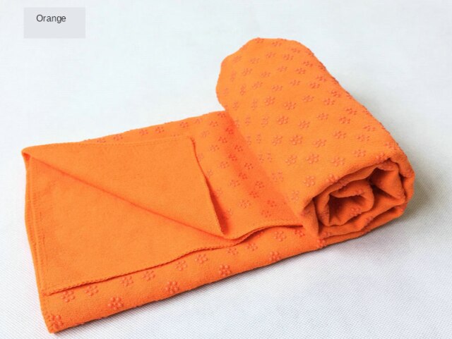 183Cm * 61Cm 72 ''X 24'' Non Slip Yoga Mat Cover Handdoek Deken Met Gratis tas Sport Fitness Oefening Pilates Workout Anti Skid: Oranje