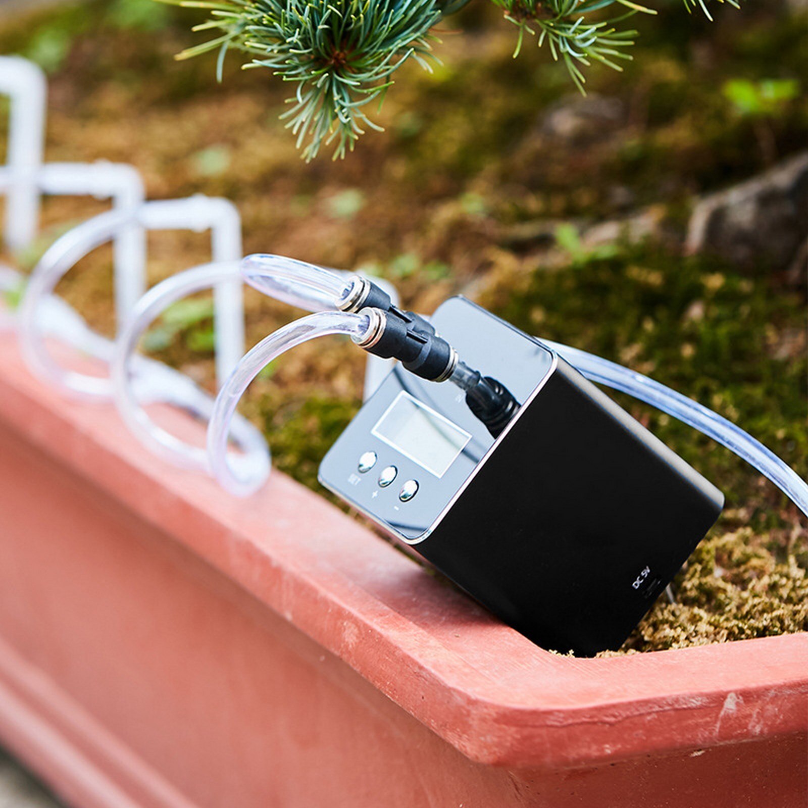 Reptile Humidifier, Rain Forest Eco-tank Spray Humidifier System Atomizer to Simulate Rainfall Automatic Watering Device