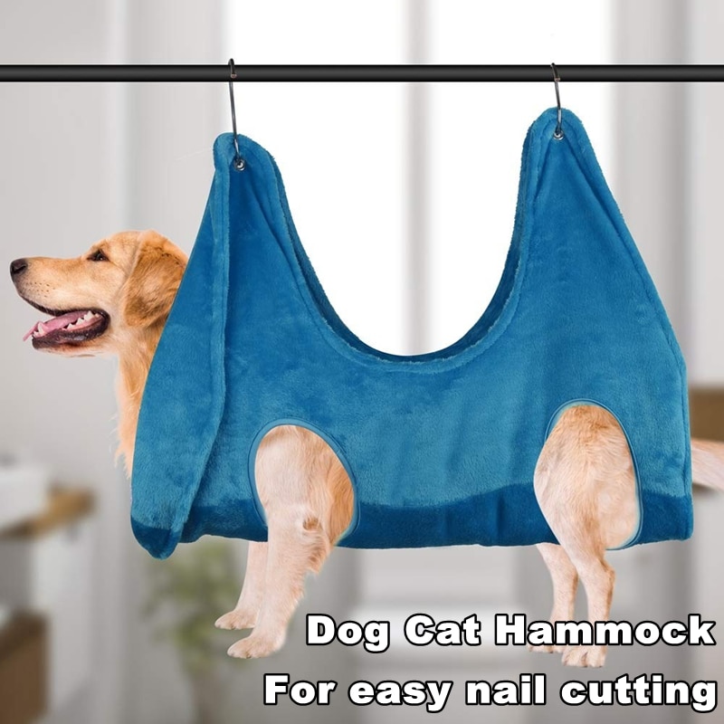 Katten Honden Hangmat Te Trim Nail Clip Snijden Pet Grooming Bad Handdoek Wassen Droog Deken Controle Puppy Terughoudendheid Tas Helper gereedschap