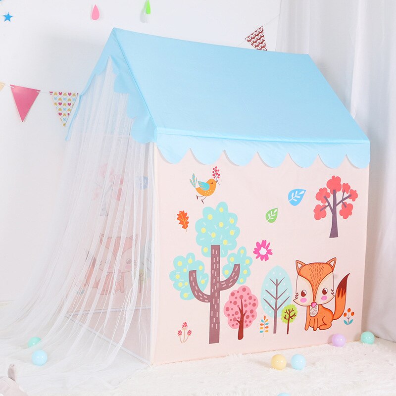 Portable Kids Tent Big Space Children&#39;s Tent Baby Kids Play Teepee Tents Christmas Playhouse Toys For Children Room Decor