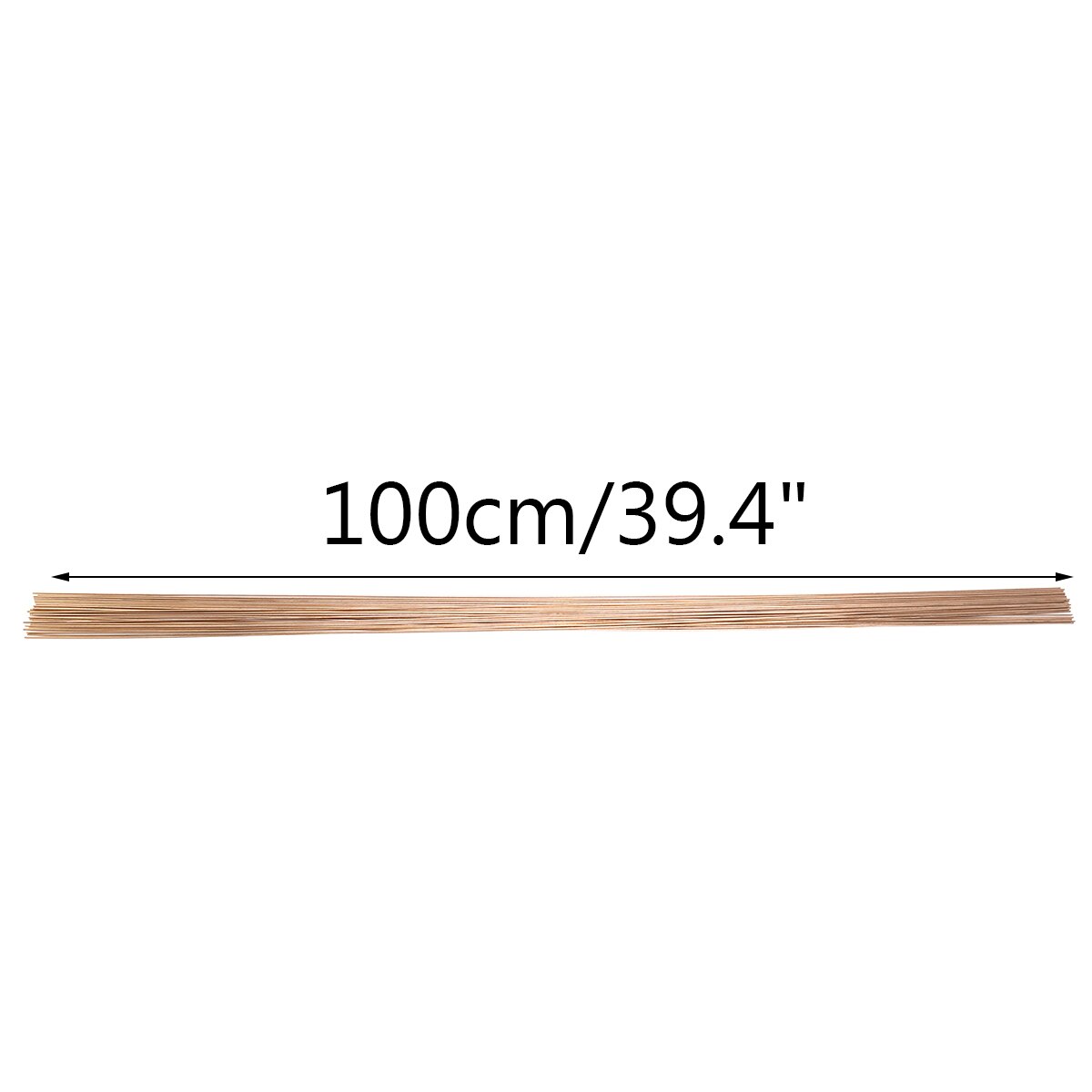 Temhyu 10 stuks ERCuSi-A silicium brons TIG-lasstaaf, 1,6 mm/2 mm/2,5 mm/3 mm/4 mm, (diameter: 2,5 mm x 250 mm, 10 stuks