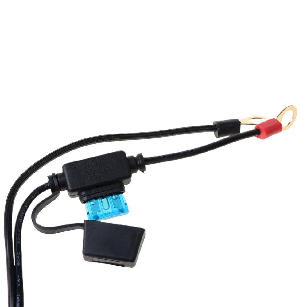 12V Terminal To Quick Disconnect Cable Motorcycle Battery Output Connector