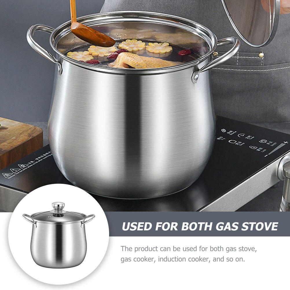 Thickened Soup Pot Stainless Steel Soup Pot Kitchen Multipurpose Soup Pot