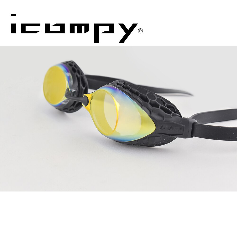 LANE4 Icompy Zwembril Zwemmen Bril Anti-Fog Uv Bescherming Waterdicht Voor Volwassenen Mannen Vrouwen #95310 Eyewear