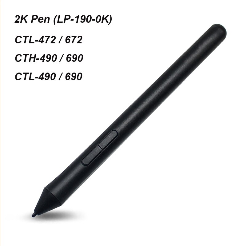 Grafiktegningspenn til wacom ctl -472 / 672 / 490 / 690 ,  cth -490 / 690 ,  intuos ctl -4100 / 6100 ,  ctl -4100wl / 6100wl: 2k pen