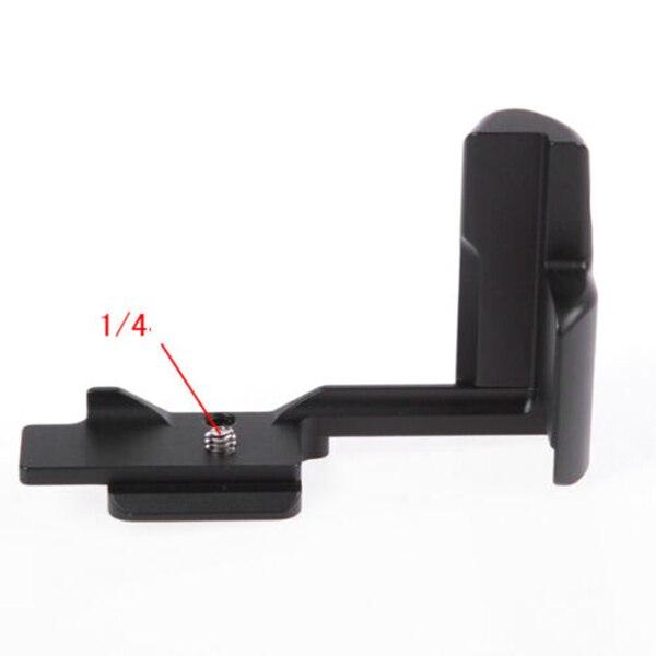 L-Shaped Quick Release Plate Bracket Hand Grip with 1/4 Srew Hole for Canon EOS-M ILC Camera