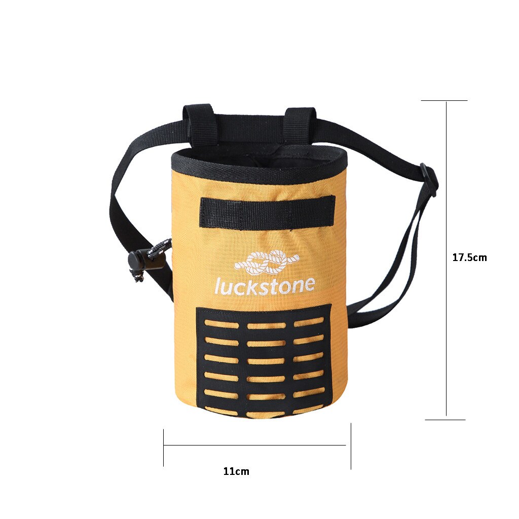 Outdoor rotsklimmen krijtzak waterdicht polyester magnesium poederzak enkele parallelle staven fitness gymnastiek antislip