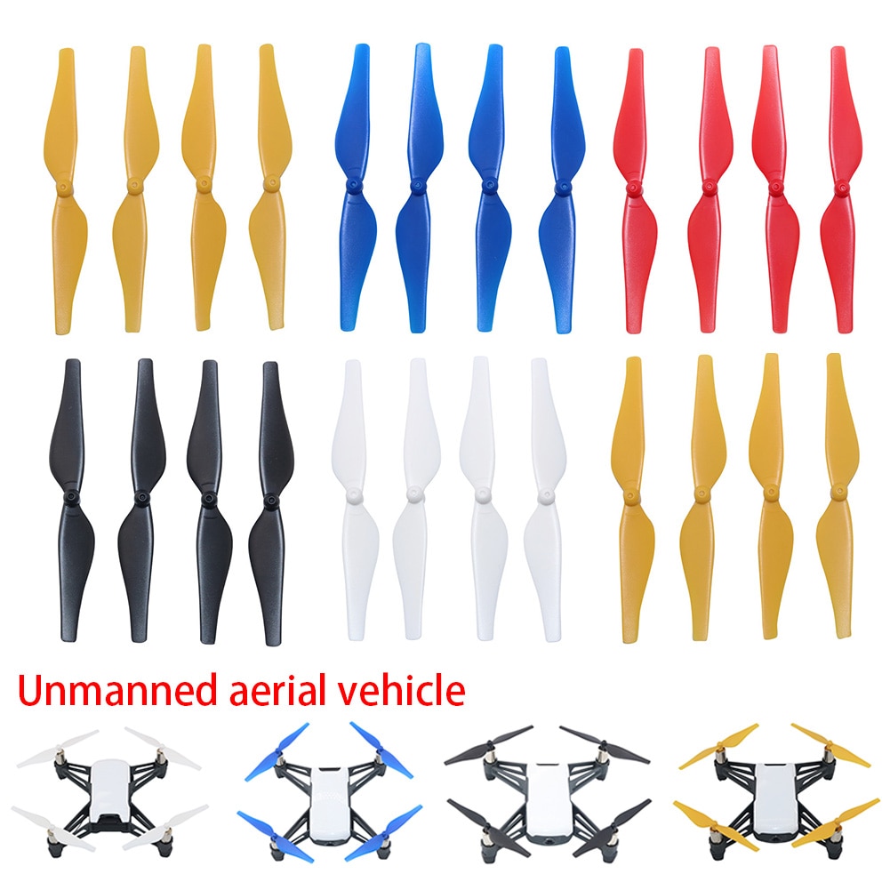 4 stuks Kleurrijke Propellers Voor Tello Drone Blade Accessoires