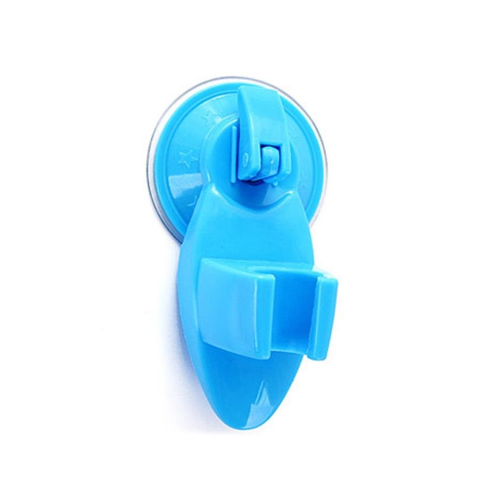 Kleurrijke Douchekop Houder Afneembare Douche Base Sterke Zuignap Rack Beugel Douchekop Stand Badkamer: Sky Blue