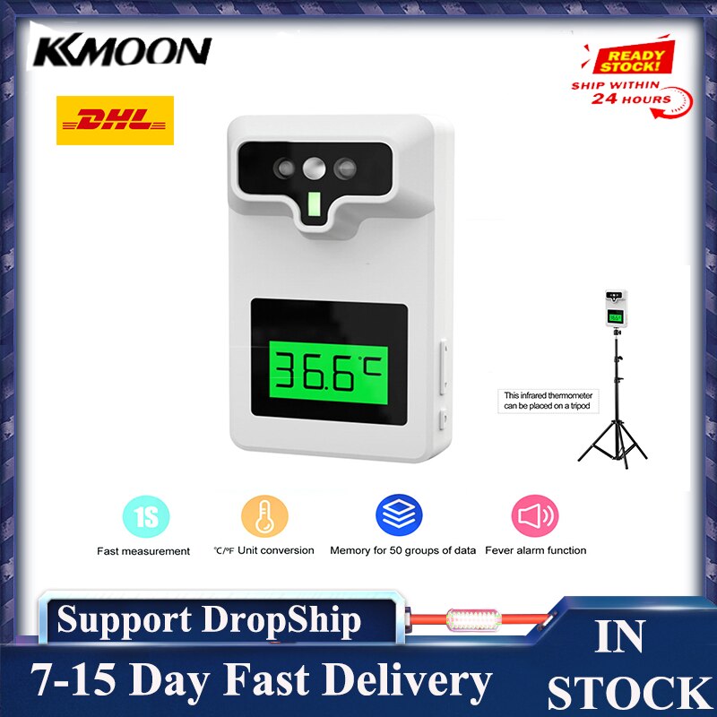 Non-contact IR Infrared Sensor Forehead Hanging Wall Mount LCD Digital Infrared Thermometer High Precision Temperature: Type 3